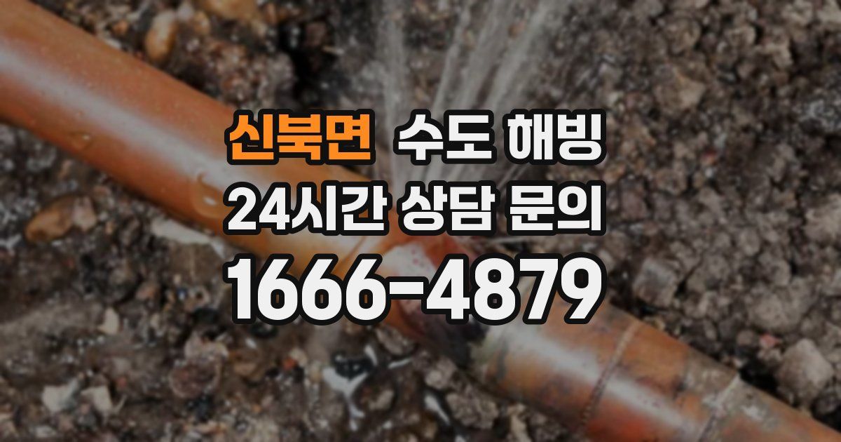 신북면 수도 해빙