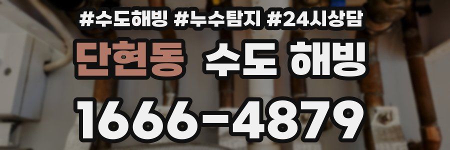 단현동 수도 해빙