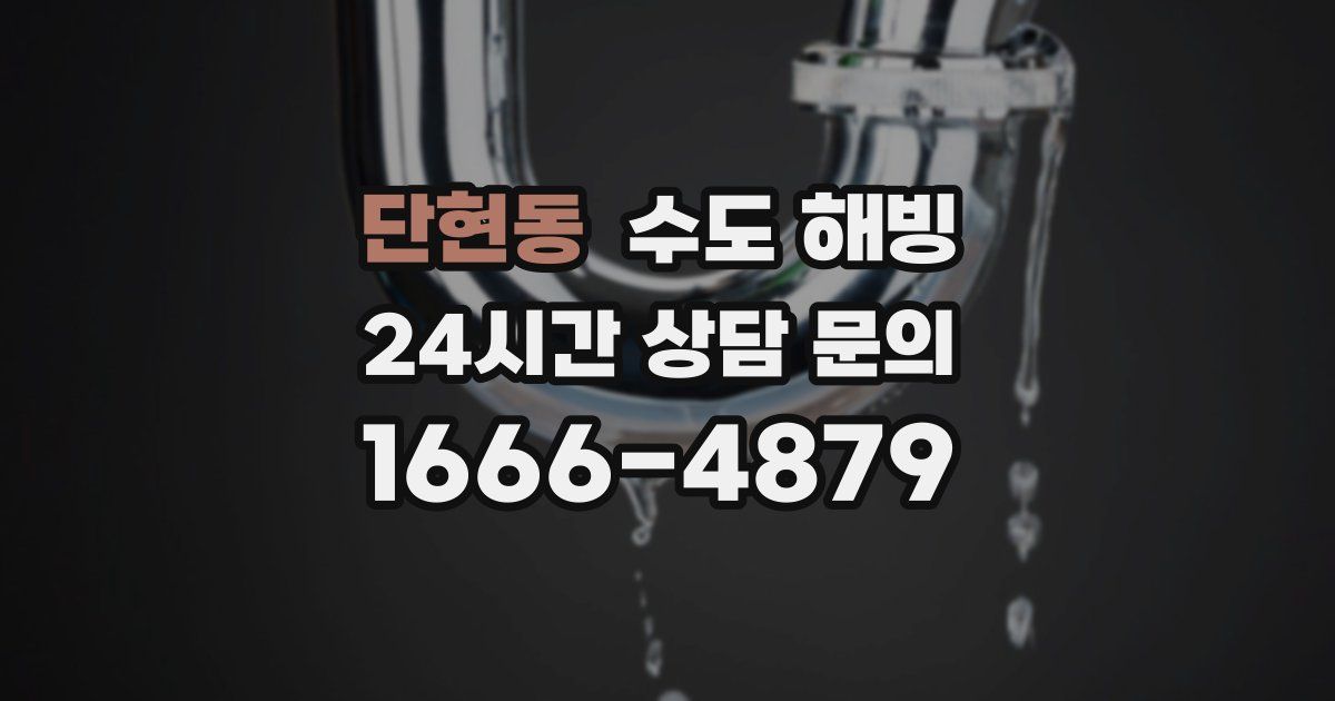 단현동 수도 해빙