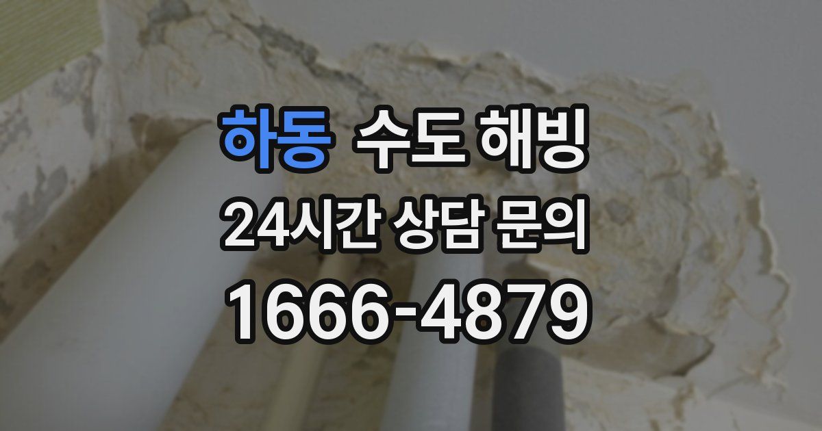 하동 수도 해빙