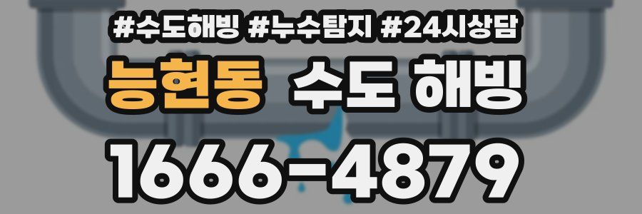 능현동 수도 해빙