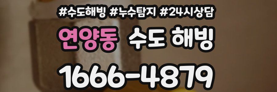 연양동 수도 해빙