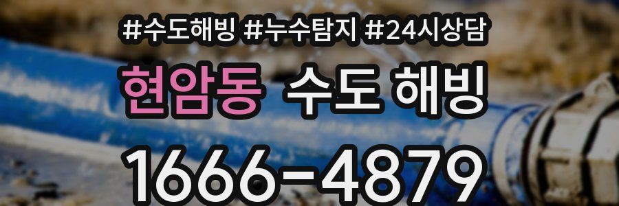 현암동 수도 해빙