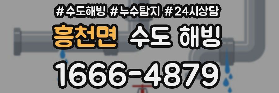 흥천면 수도 해빙