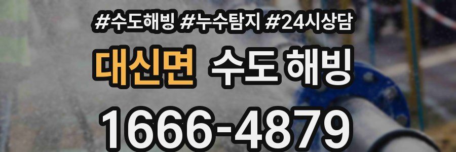 대신면 수도 해빙