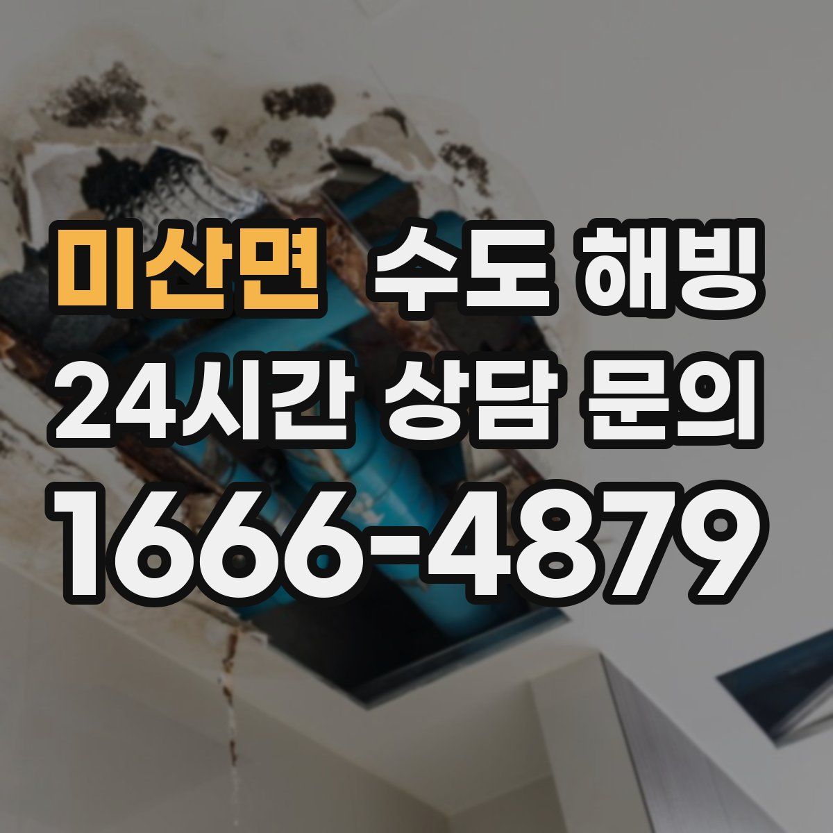 미산면 수도 해빙