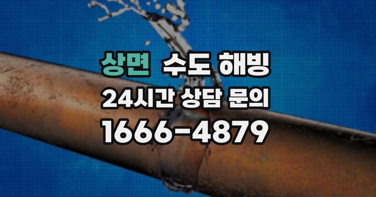 상면 수도 해빙