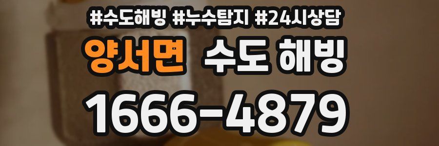 양서면 수도 해빙