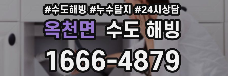 옥천면 수도 해빙