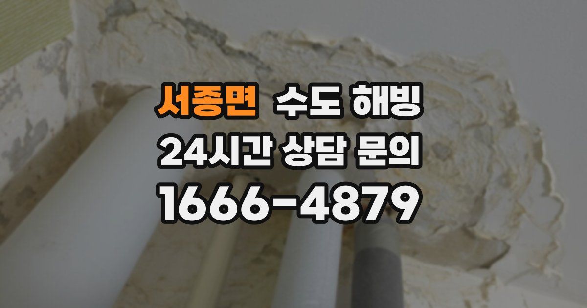 서종면 수도 해빙