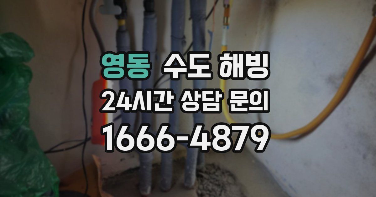 영동 수도 해빙