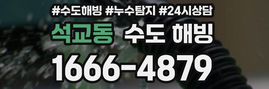 석교동 수도 해빙