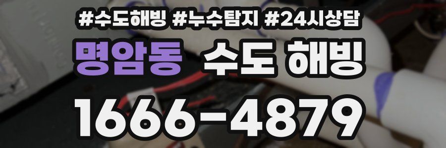 명암동 수도 해빙