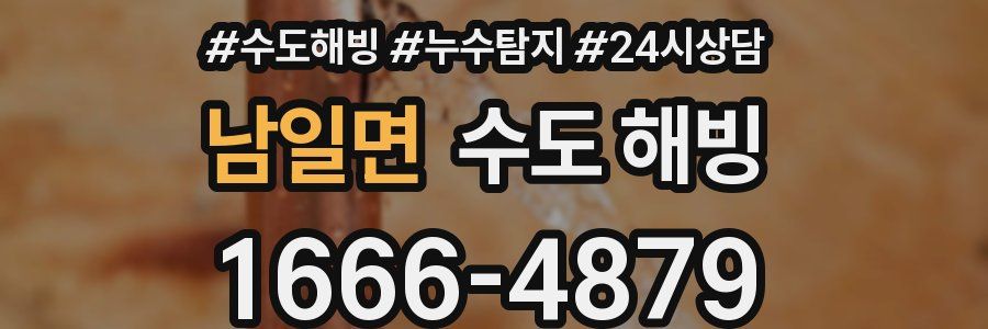 남일면 수도 해빙