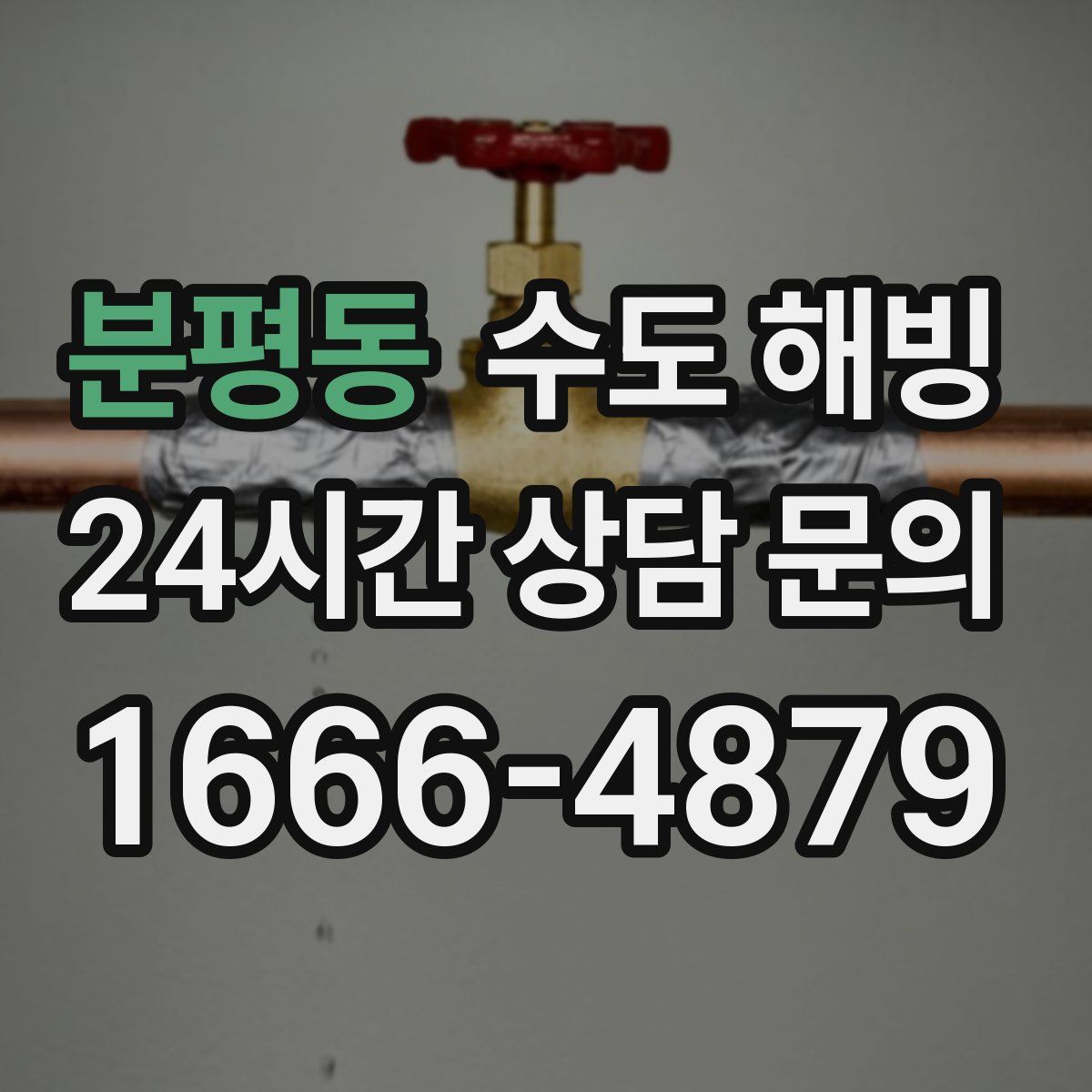 분평동 수도 해빙