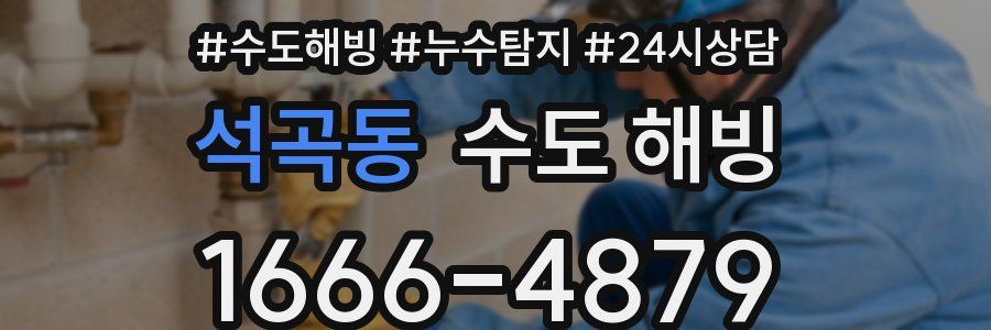 석곡동 수도 해빙