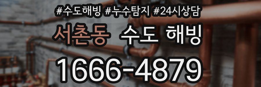 서촌동 수도 해빙