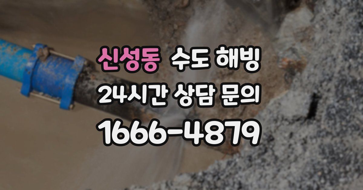 신성동 수도 해빙