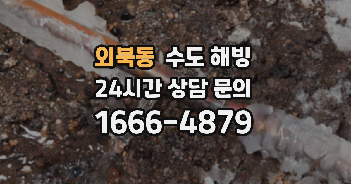 외북동 수도 해빙