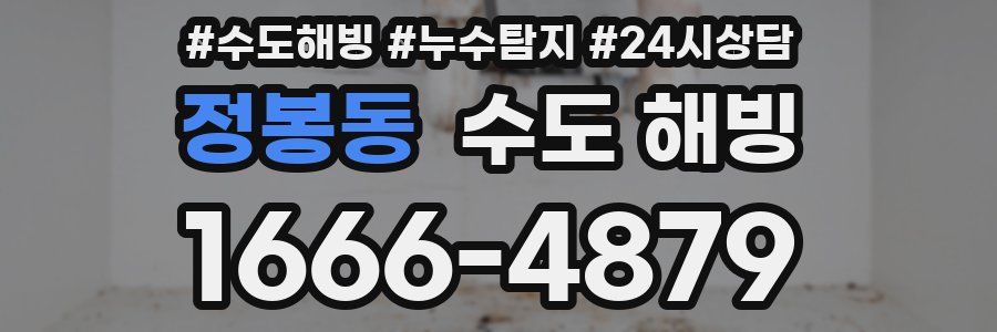 정봉동 수도 해빙