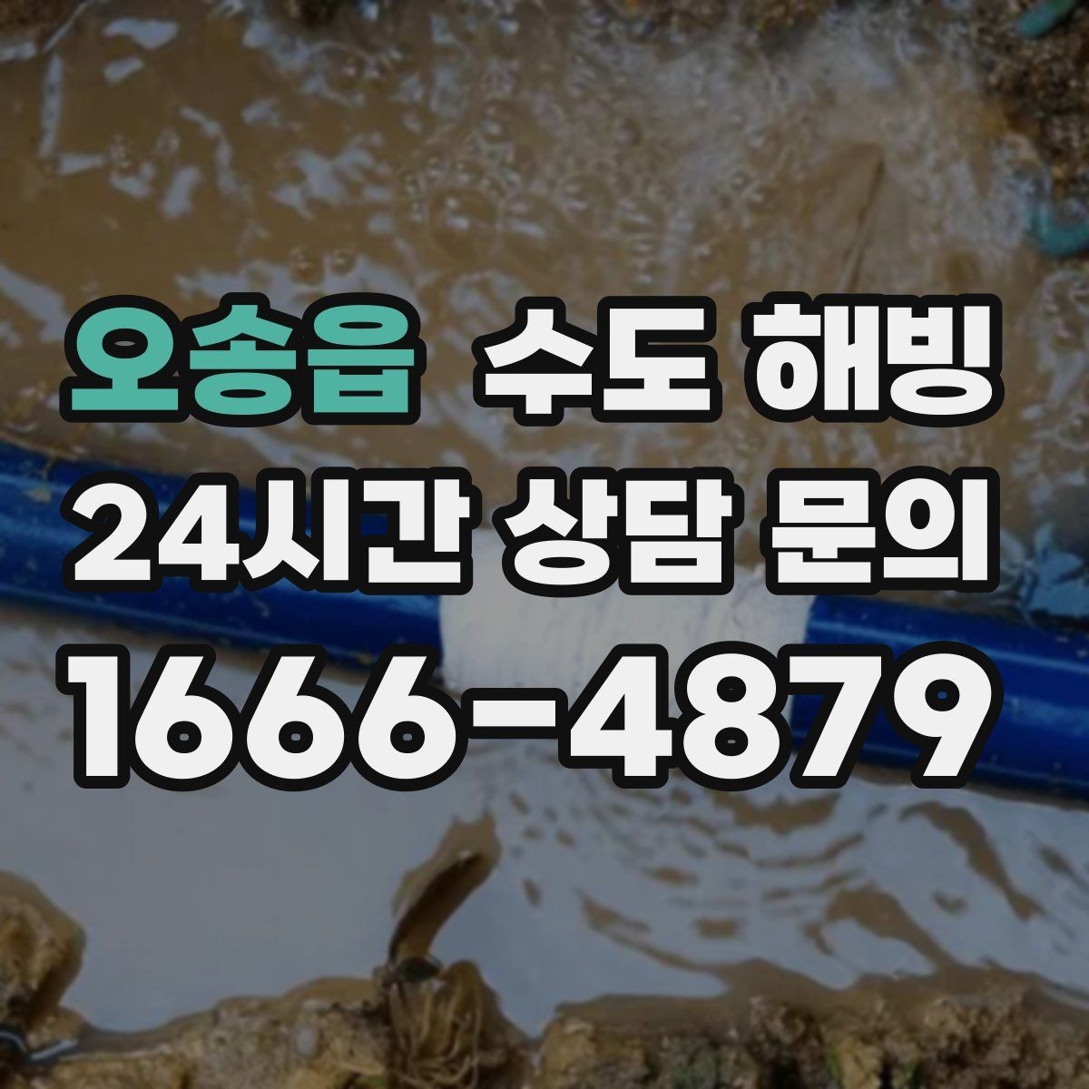 오송읍 수도 해빙 계량기가 돌지 않으면 어디가 얼었을까