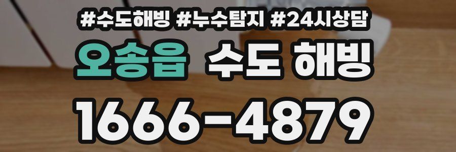 오송읍 수도 해빙