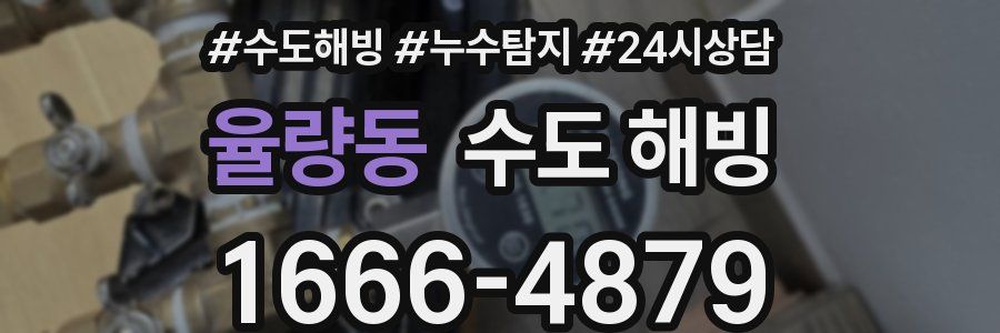 율량동 수도 해빙