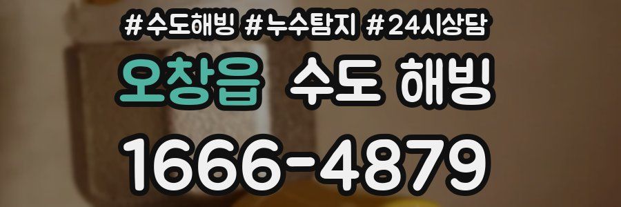 오창읍 수도 해빙