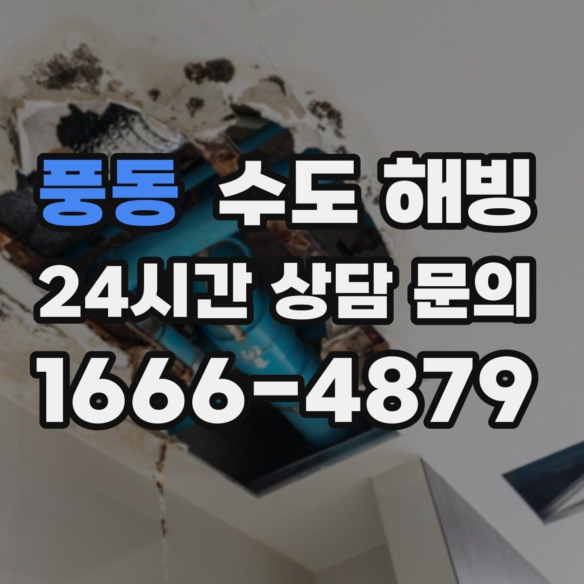 풍동 수도 해빙 온수 배관 결빙이 의심될 때