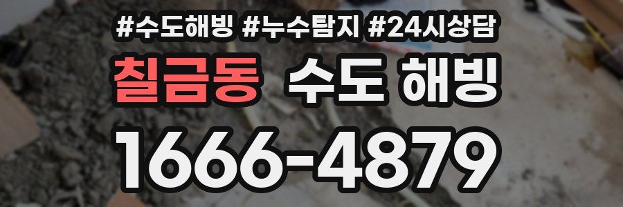 칠금동 수도 해빙