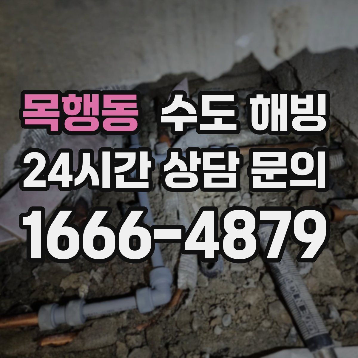 목행동 수도 해빙 보일러는 도는데 물이 안 나오면 체크할 것