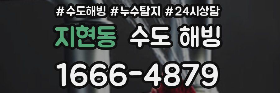 지현동 수도 해빙