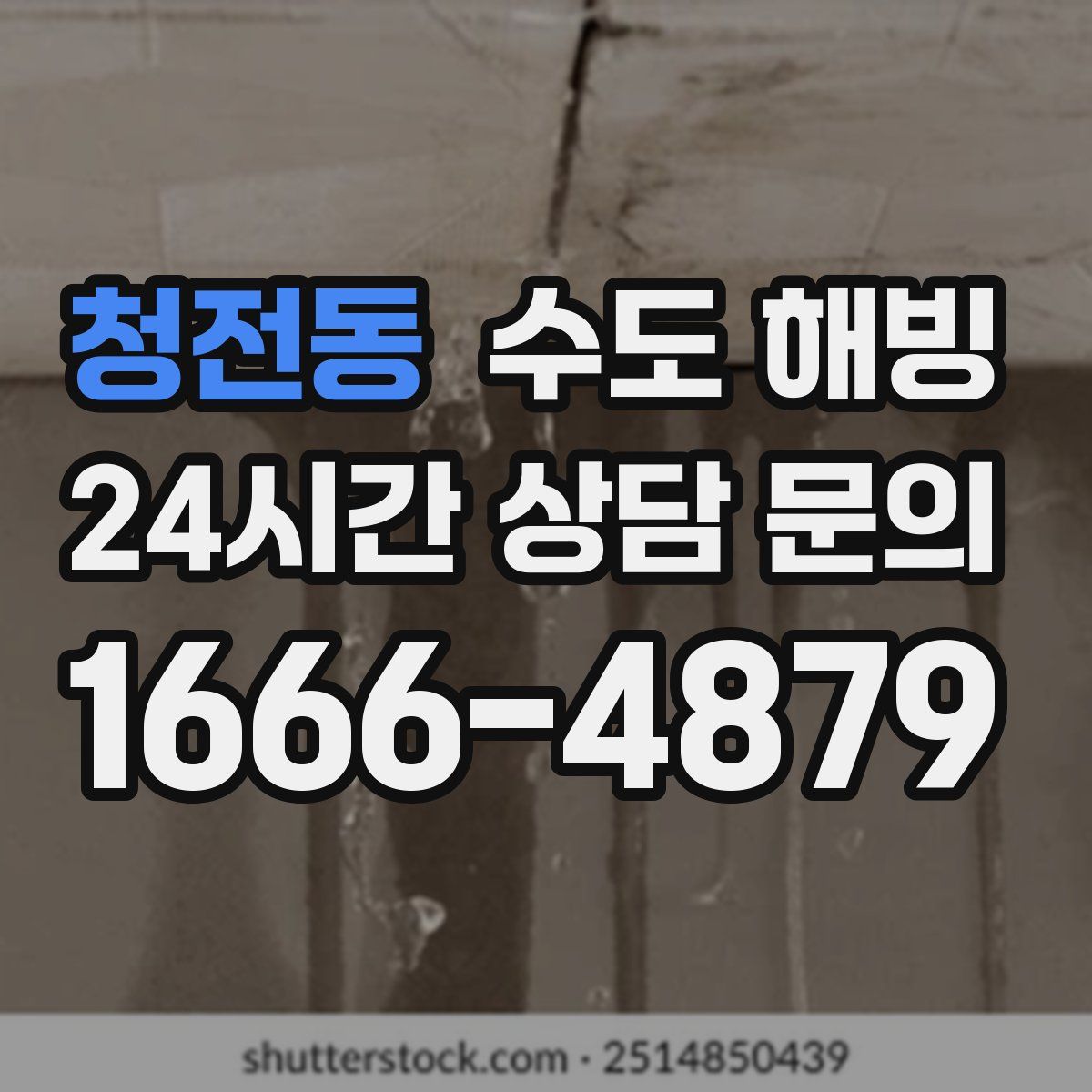 청전동 수도 해빙