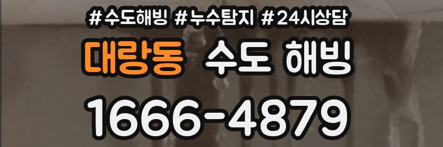 대랑동 수도 해빙