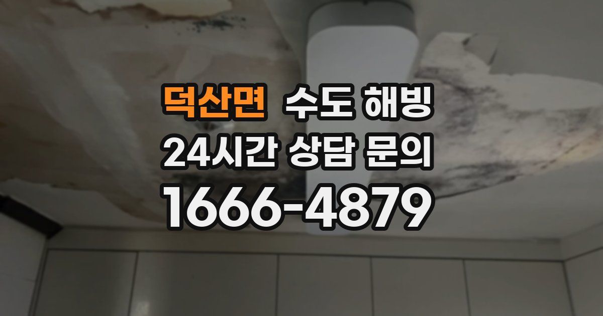 덕산면 수도 해빙