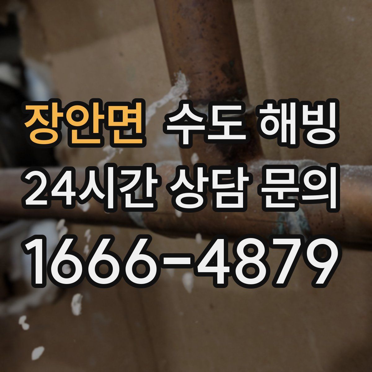 장안면 수도 해빙