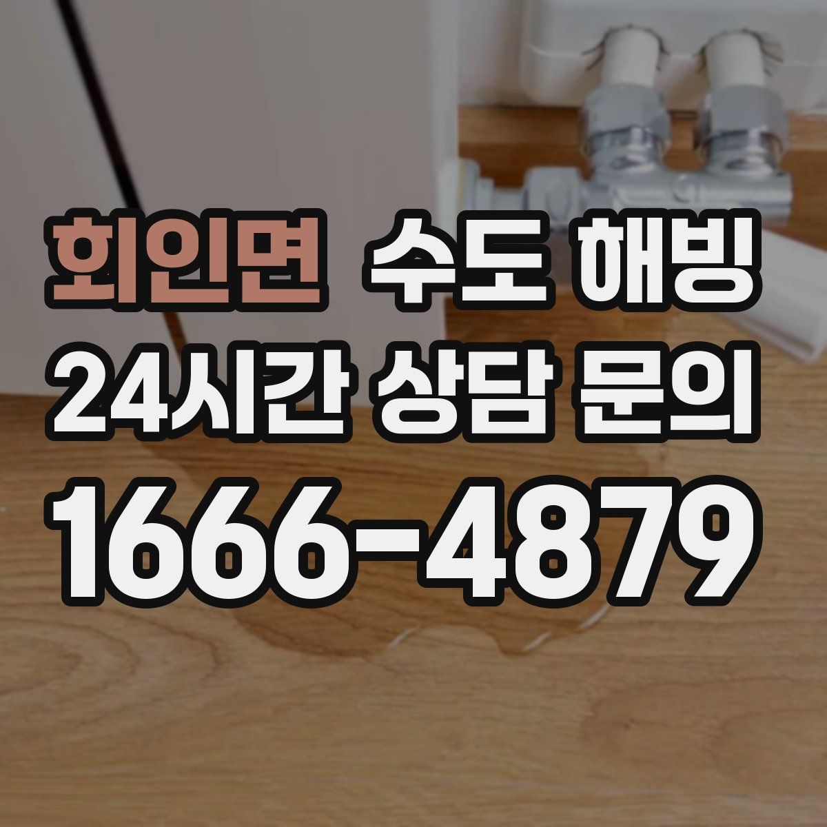 회인면 수도 해빙