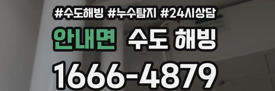 안내면 수도 해빙