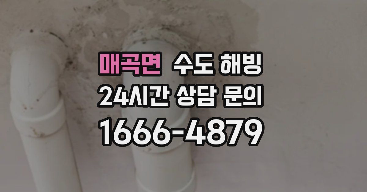 매곡면 수도 해빙