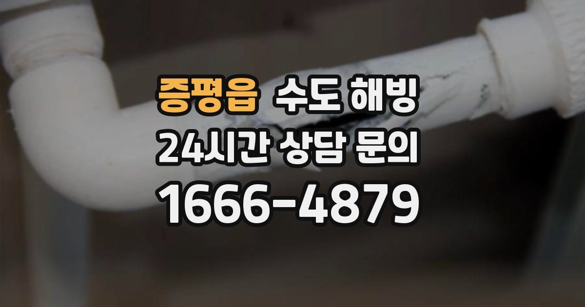 증평읍 수도 해빙