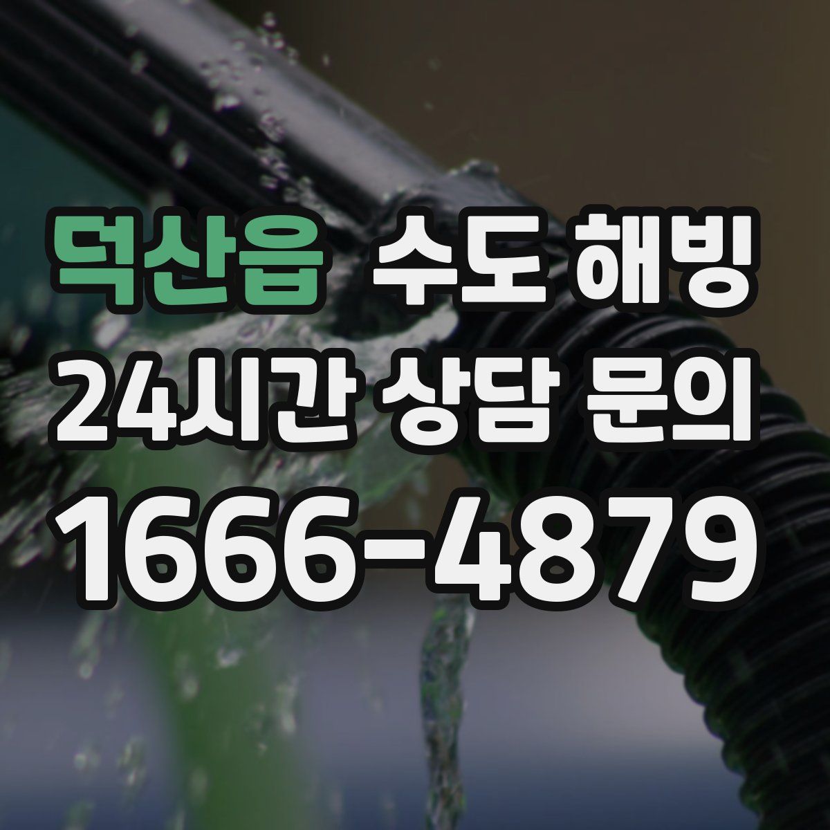 덕산읍 수도 해빙