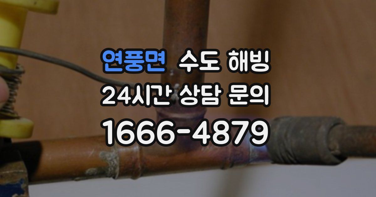 연풍면 수도 해빙