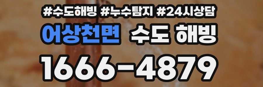 어상천면 수도 해빙