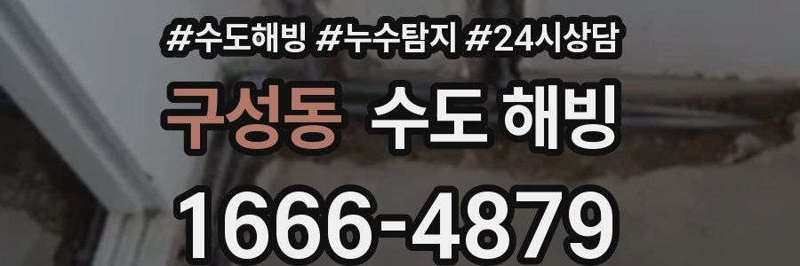 구성동 수도 해빙