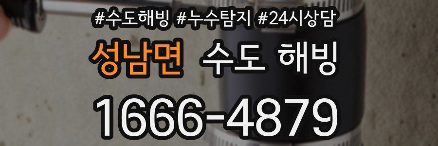 성남면 수도 해빙