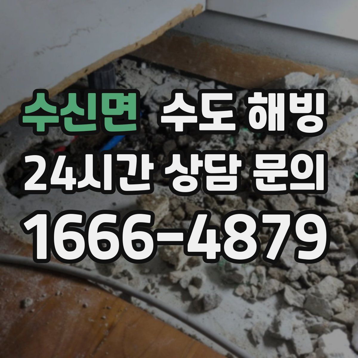 수신면 수도 해빙