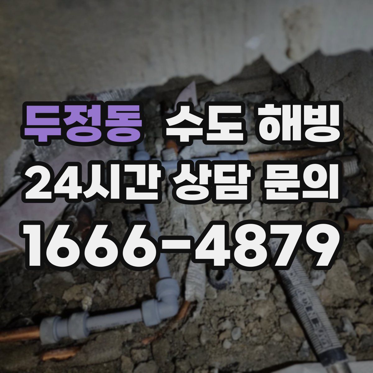 두정동 수도 해빙