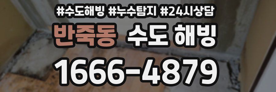 반죽동 수도 해빙