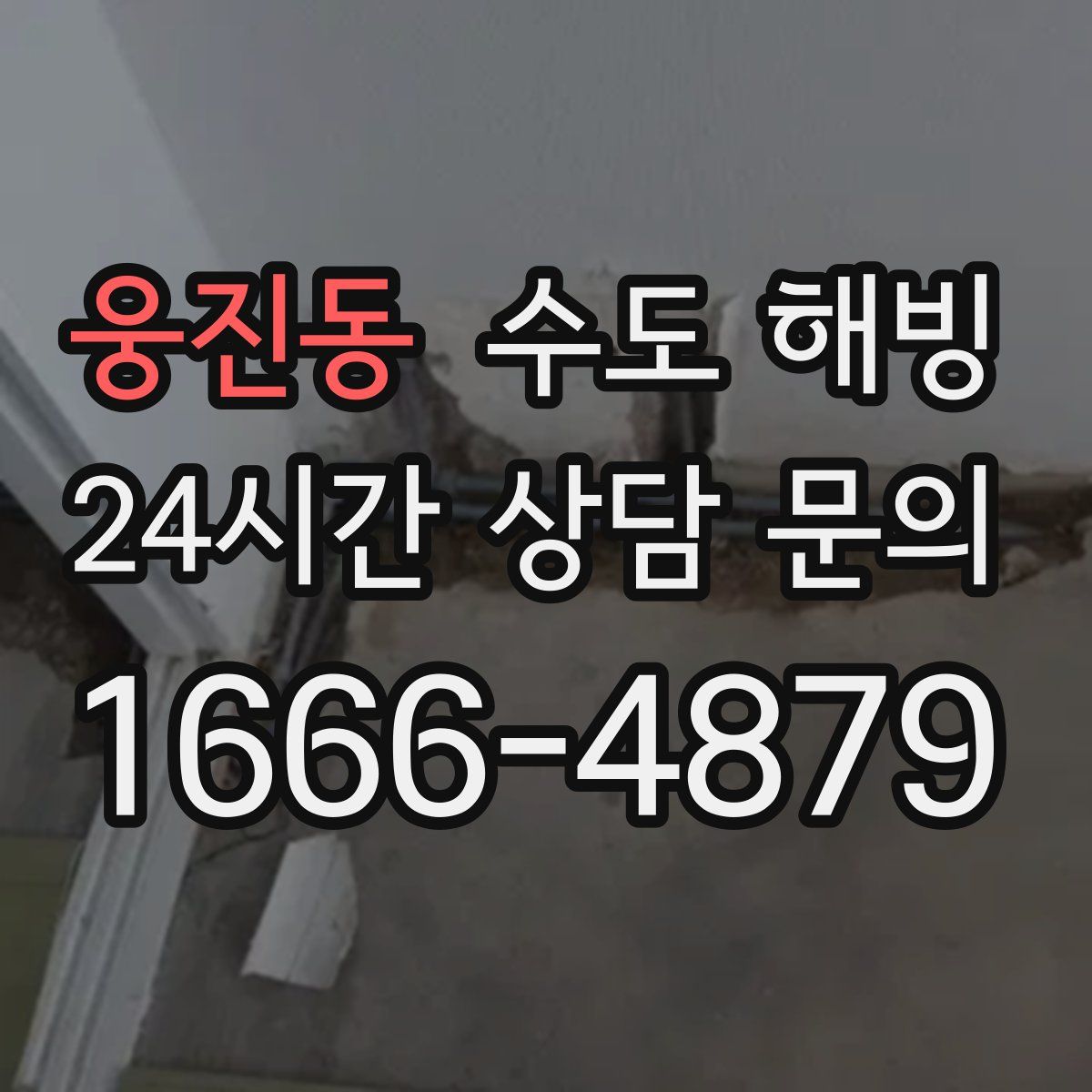 웅진동 수도 해빙