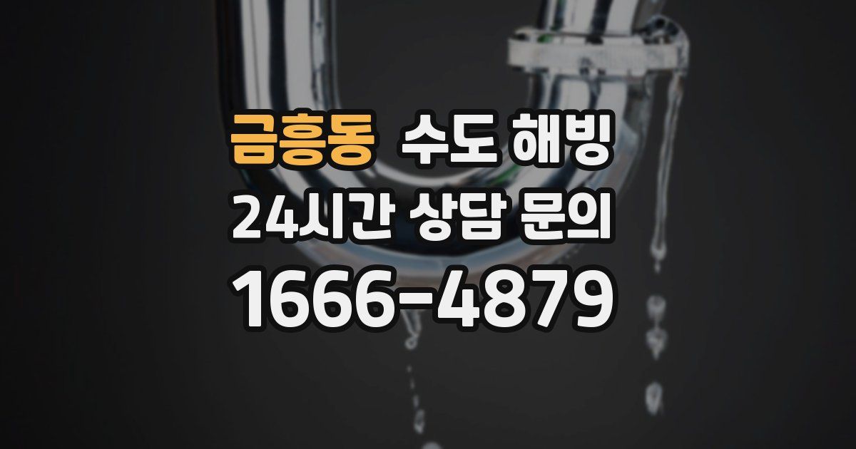 금흥동 수도 해빙